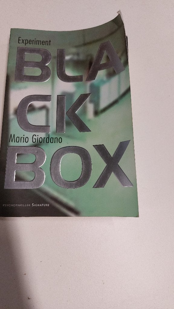 Experiment Black Box - Mario Giordano (Psychothriller)