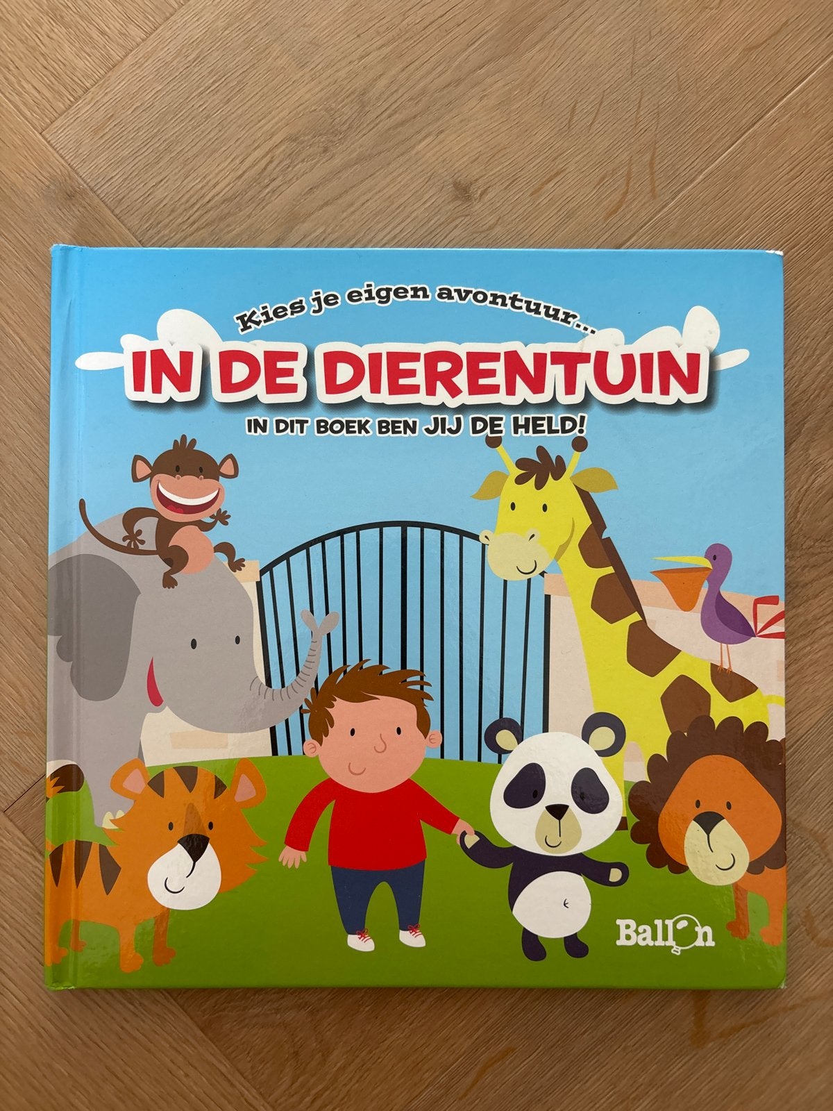 Kies je eigen avontuur: In de dierentuin, Boeken, Ophalen of Verzenden, Zo goed als nieuw, Uitklap-, Voel- of Ontdekboek, 3 tot 4 jaar