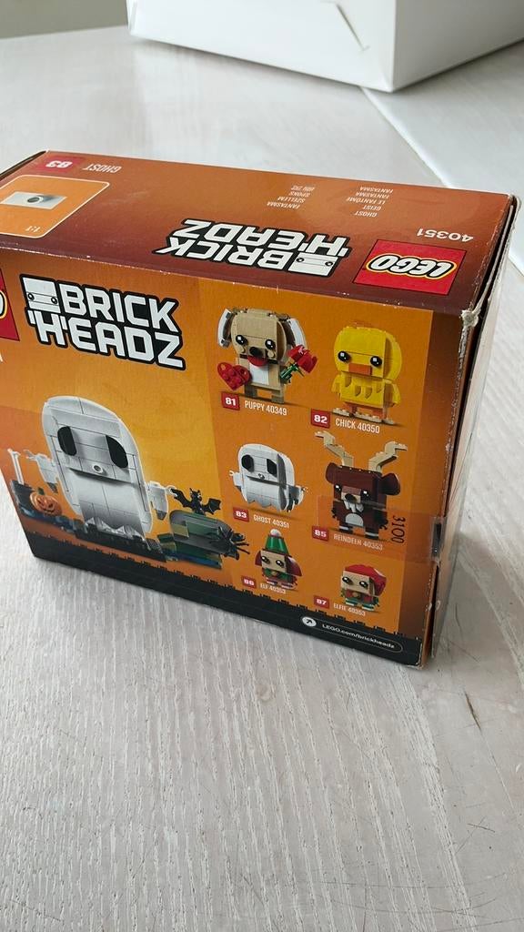 LEGO BrickHeadz Halloweenspook - 40351, Ophalen of Verzenden, Zo goed als nieuw