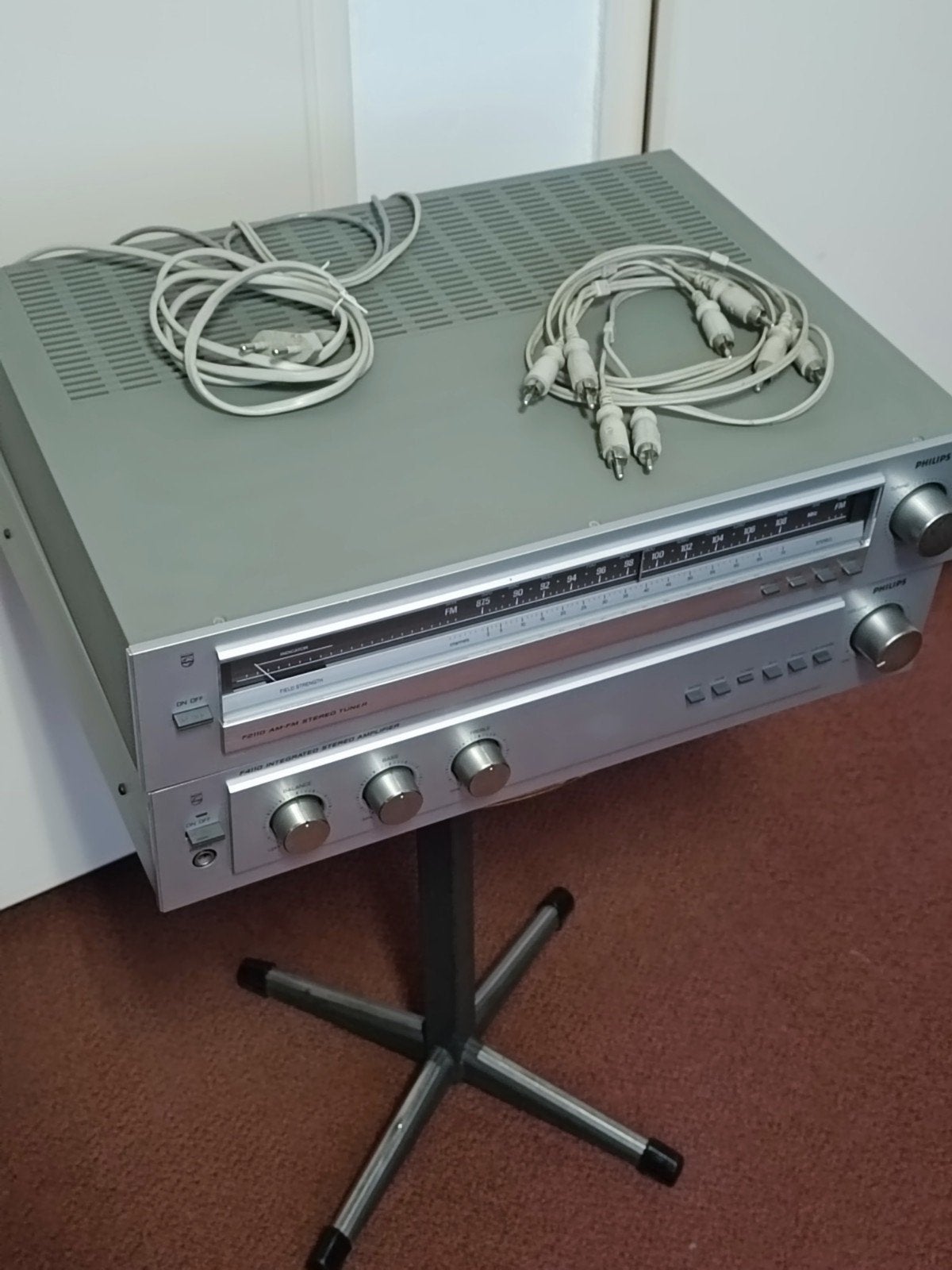 Philips stereo set, Ophalen of Verzenden, Gebruikt, Philips, Losse componenten