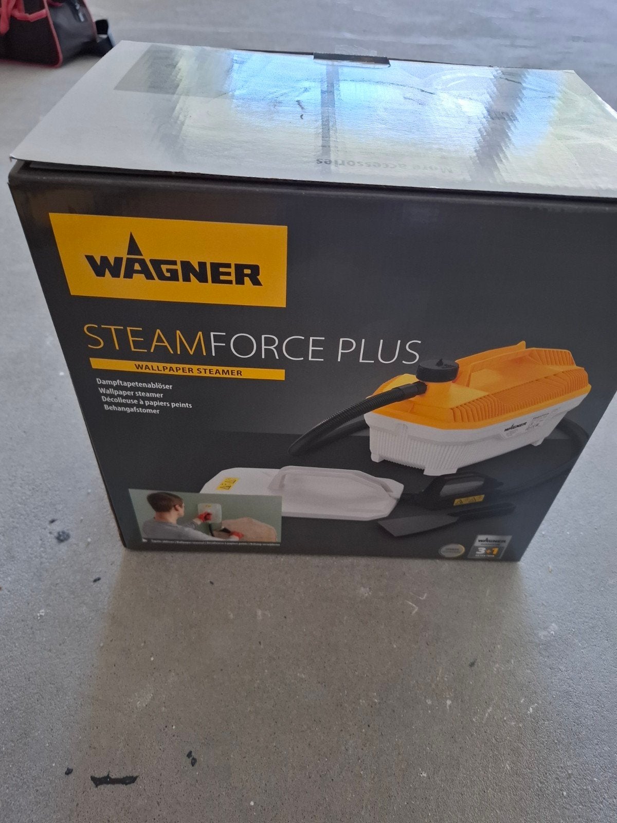 Wagner SteamForce Plus Behangafstomer - gebruikt, Ophalen, Zo goed als nieuw, Overige typen