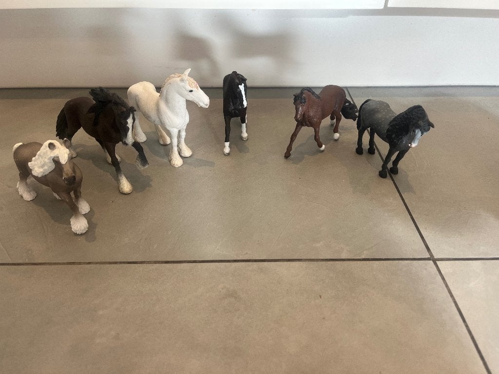 Schleich paarden, Verzamelen, Dierenverzamelingen, Ophalen, Zo goed als nieuw, Paard, Beeldje of Figuurtje