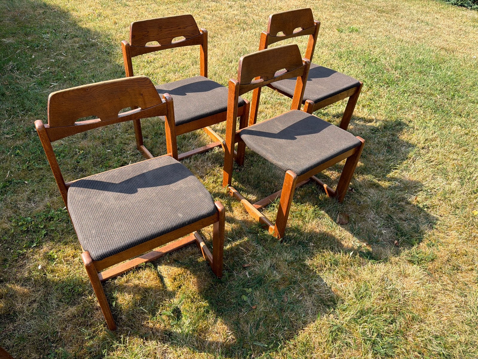 set stoelen Haagse School-stijl vermoedelijk circa 1925–1940, Antiek en Kunst, Antiek | Meubels | Stoelen en Banken, Ophalen