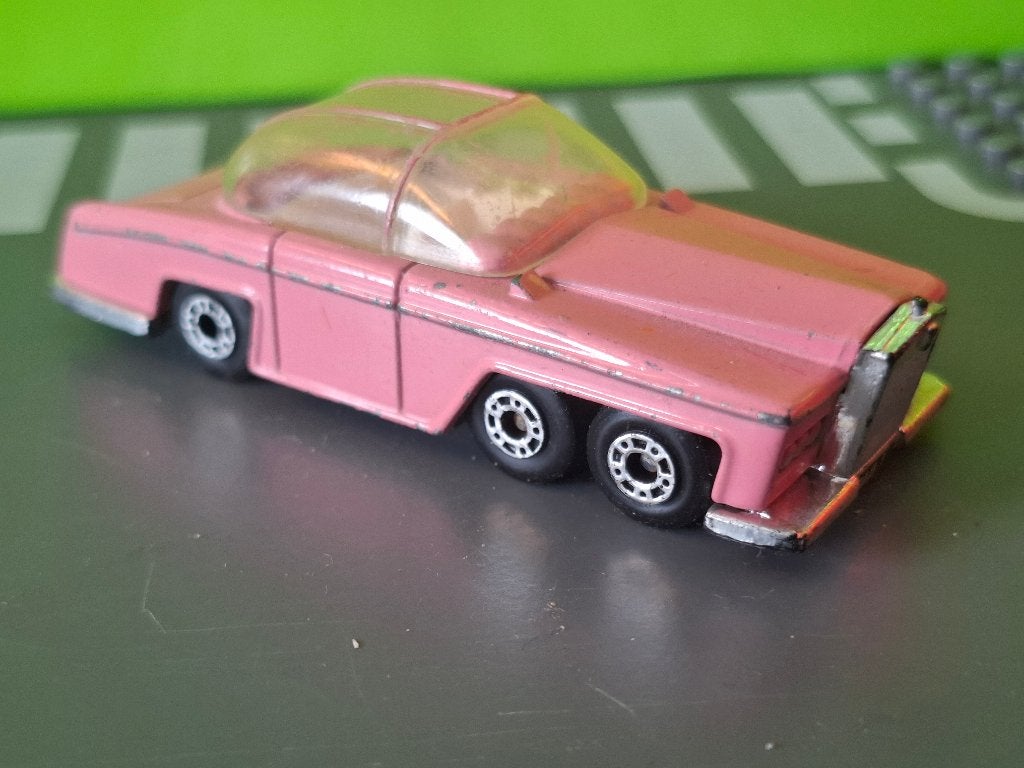 Matchbox - Lady Penelope Rolls Royce (roze) Thunderbirds #7, Hobby en Vrije tijd, Modelauto's | Overige schalen, Ophalen of Verzenden