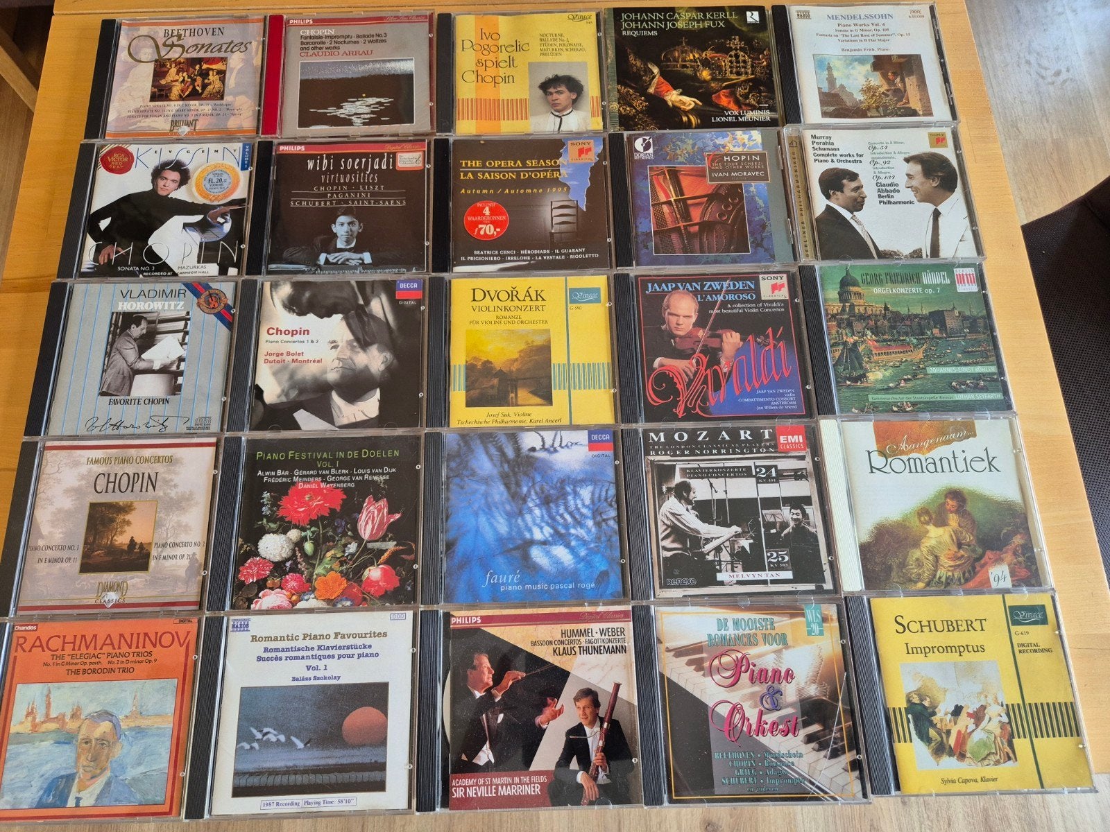 Grote partij klassieke muziek – 33 uitgaven / ruim 44 cd’s, Cd's en Dvd's, Ophalen, Inclusief boekje, Overige componisten, Overige typen
