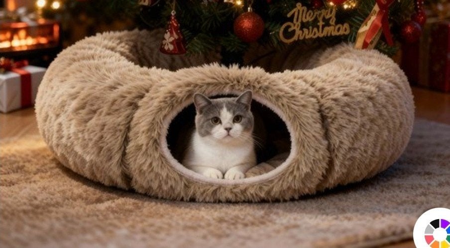 kattenmand met speeltunnel, Dieren en Toebehoren, Ophalen of Verzenden, Nieuw