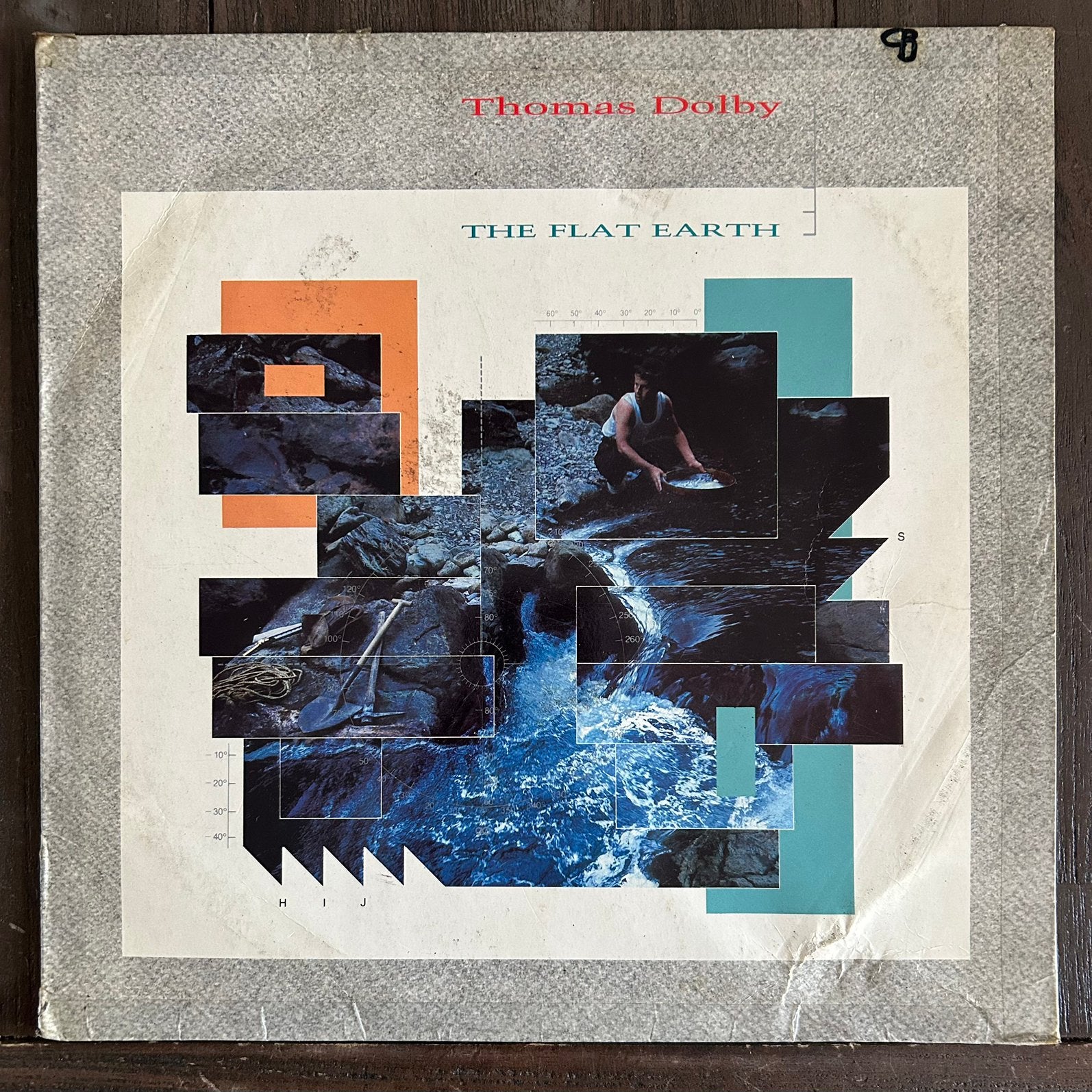 Thomas Dolby - The Flat Earth LP (1984), Gebruikt, Originele persing, 1980 - 1989, Ophalen of Verzenden