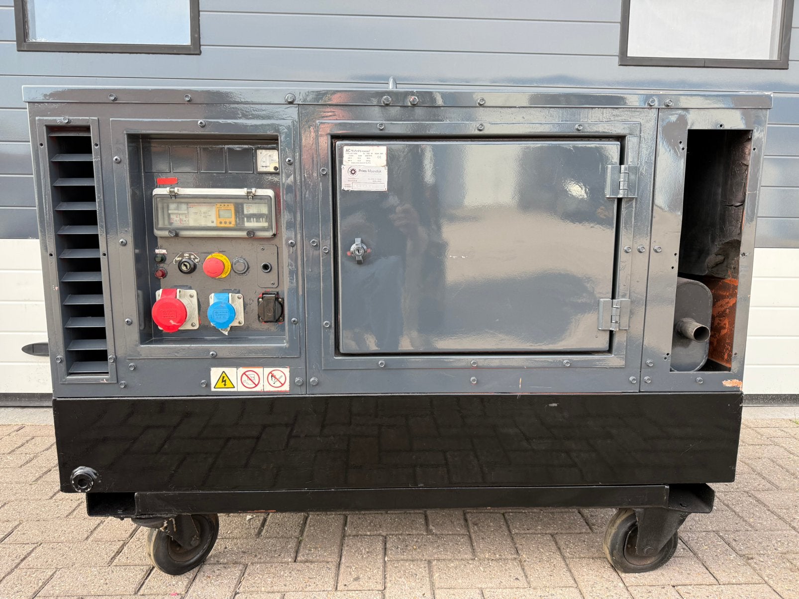 Generator / Aggregaat 11KVA Kubota AC1100Q 2007, Ophalen, Zo goed als nieuw, 10 tot 30 kVA, Elektrisch startend