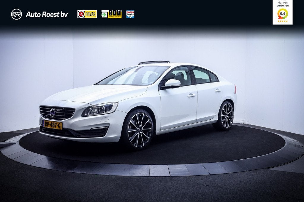 Volvo S60 T3 Aut. Polar+ Dynamic SCHUIFDAK | CAMERA | STOELV, Auto's, Volvo, Bedrijf, Te koop, S60, ABS, Achteruitrijcamera, Airbags