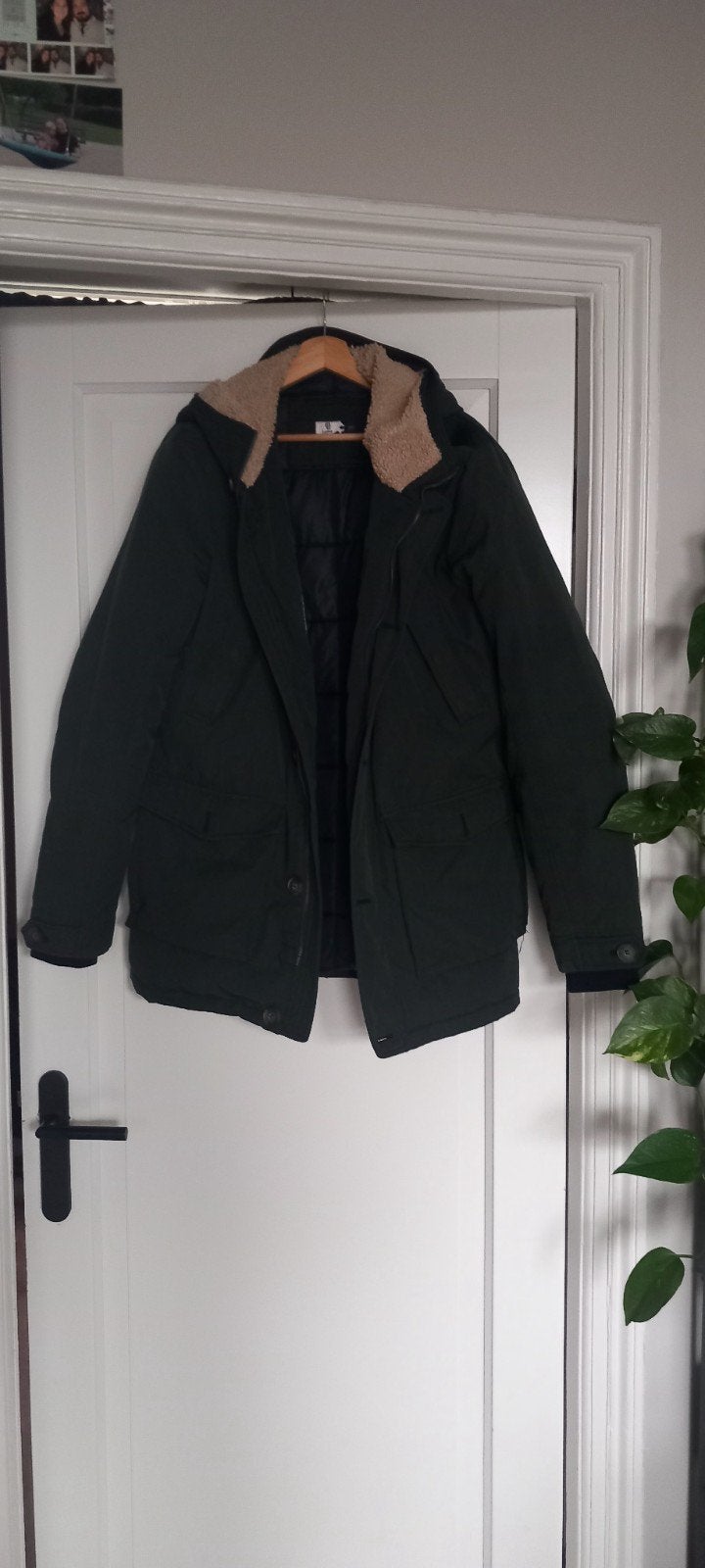 Lewis & Clark winterjas met teddy voering, maat M, Maat 56/58 (XL), Ophalen of Verzenden, Zo goed als nieuw, Groen