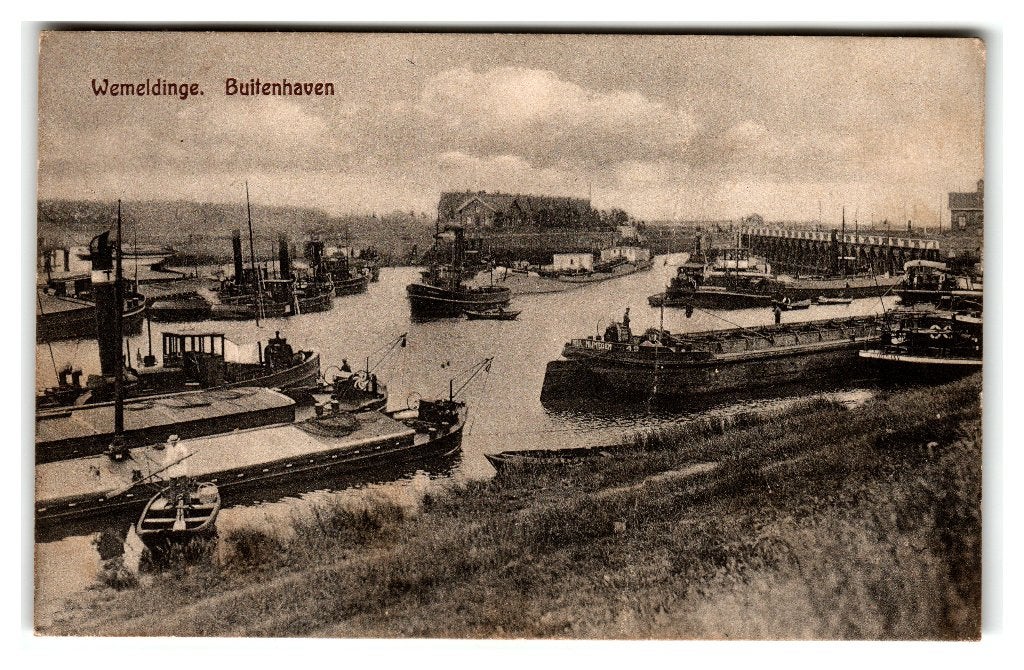 Wemeldinge, Buitenhaven. Lees beschrijving, Verzenden, 1920 tot 1940, Gelopen, Zeeland