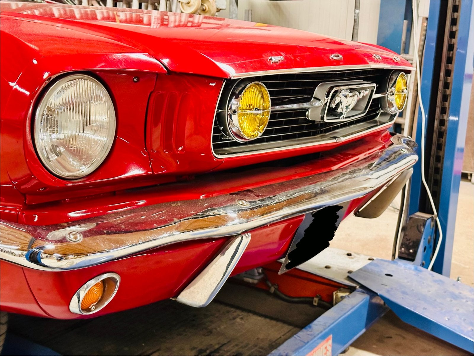 Chromen voor- en achterbumper Mustang 1964-1966, Auto-onderdelen, Gebruikt, Voor, Ophalen of Verzenden, Ford