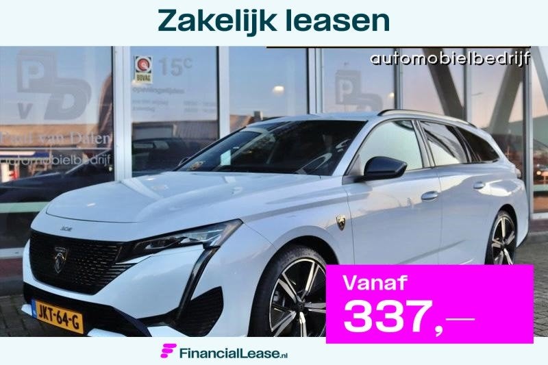 Peugeot 308 Sw 1.2T 130PK AUTOMAAT (EAT8) GT-LINE Navi | Ada, Automaat, Gebruikt, 1199 cc, Leder en Stof