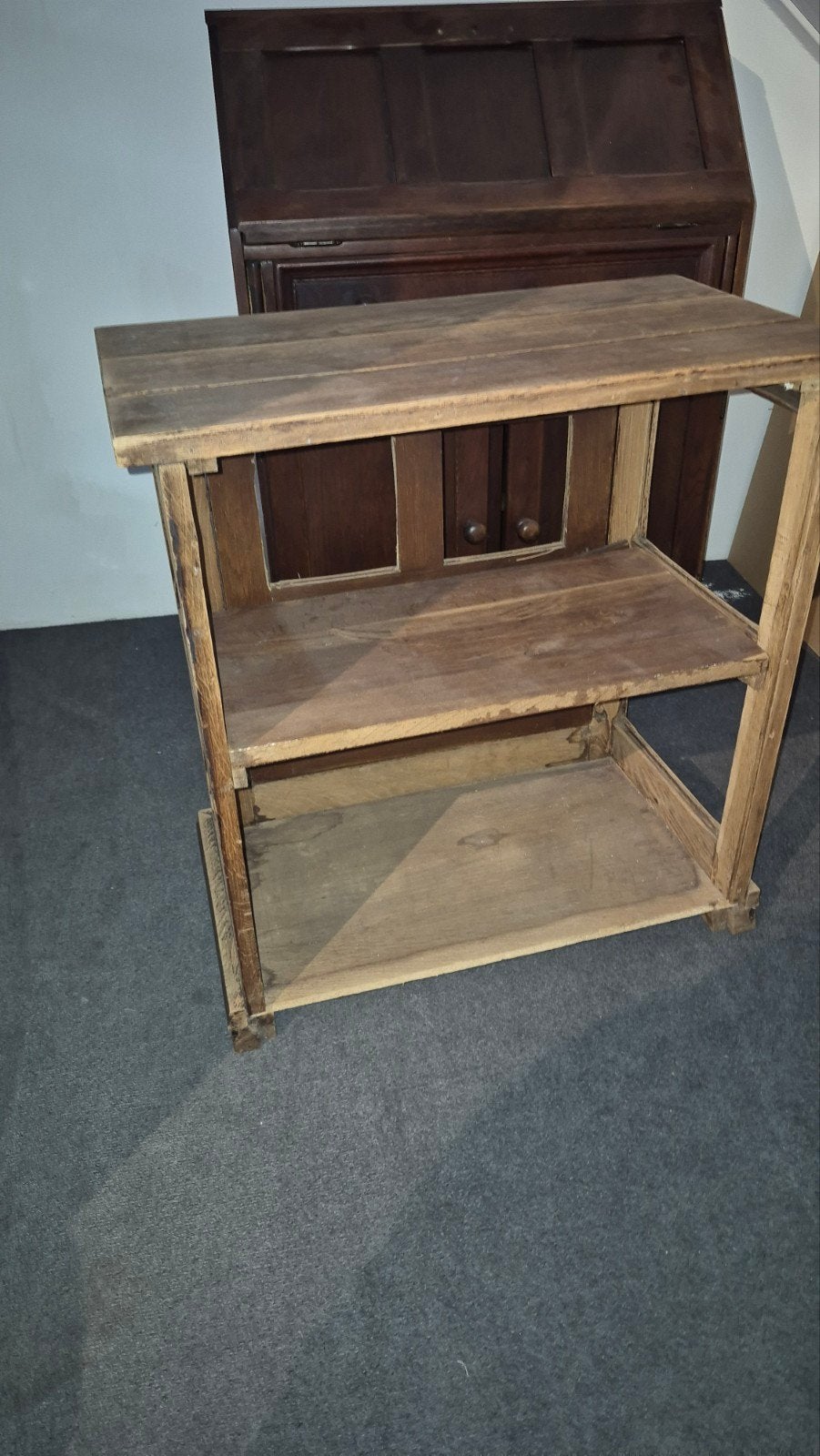 Rustiek houten kastje. geen glas in deur/zijkant., Ophalen