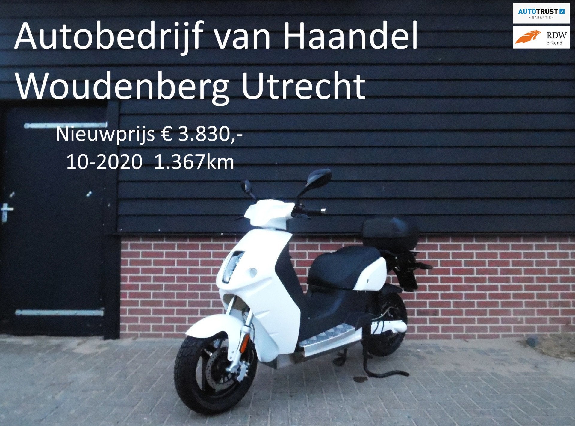 E-Max Bromscooter V120LD+ 10-2020 1.367km grote actieradius, Vmoto, Gebruikt, Service@vmoto.com, Bolstoen 12X
1046 AT  Amsterdam, NL
