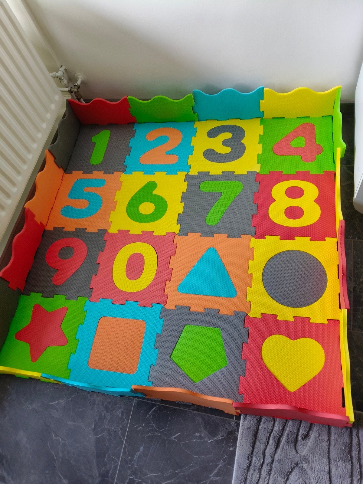 Speelkleed met cijfers en vormen, inclusief ballen, Ophalen of Verzenden, Gebruikt, Speelkleed