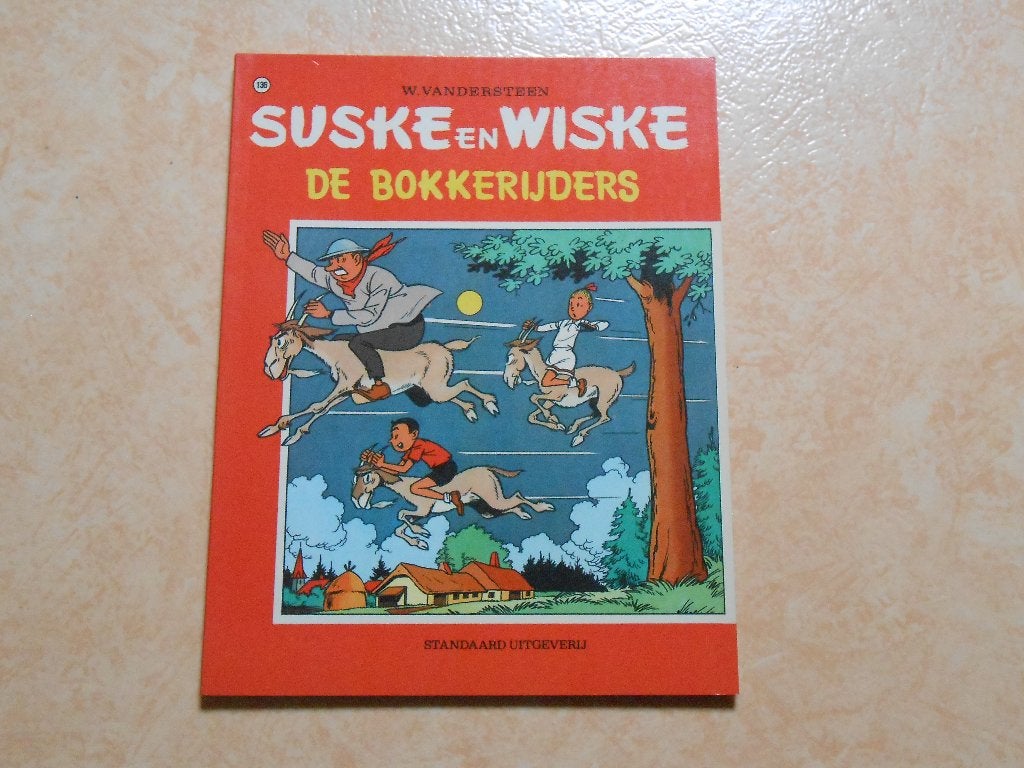 Suske en Wiske 136 De bokkerijders 1972 1 ste druk., Boeken, Willy Vandersteen, Eén stripboek, Nieuw, Ophalen of Verzenden