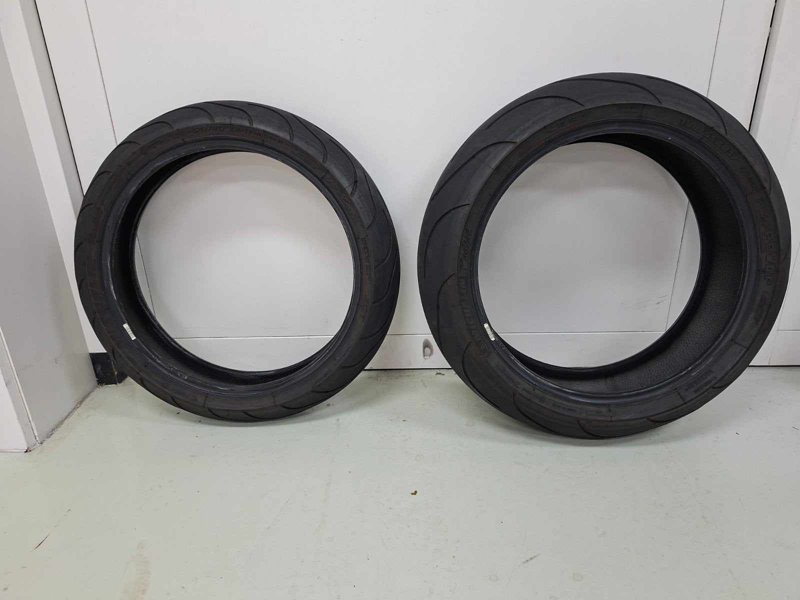 Michelin Pilot Power 120/70ZR17 en 190/55ZR17, Motoren, Onderdelen | Merk-onafhankelijk, Gebruikt, Ophalen