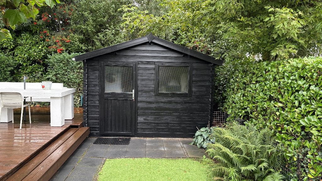 tuinhuis, Tuin en Terras, Tuinhuizen, Ophalen, 250 tot 500 cm, Blokhut, 2 ramen