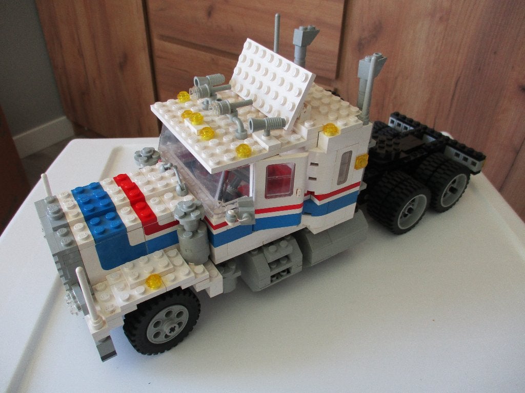 Lego Model Team 5580 Highway rig, Ophalen of Verzenden, Gebruikt, Complete set, Lego