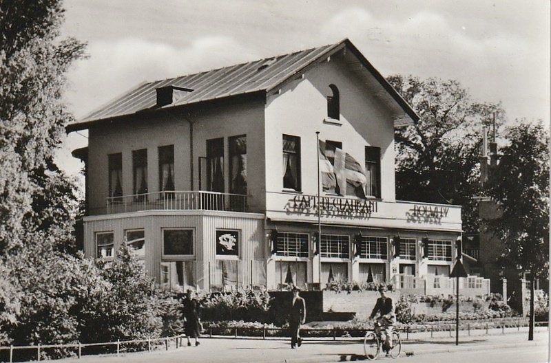 Haarlem  restaurant Bolwerk kennemerplein 5 1962, Ophalen of Verzenden, 1960 tot 1980, Ongelopen, Noord-Holland