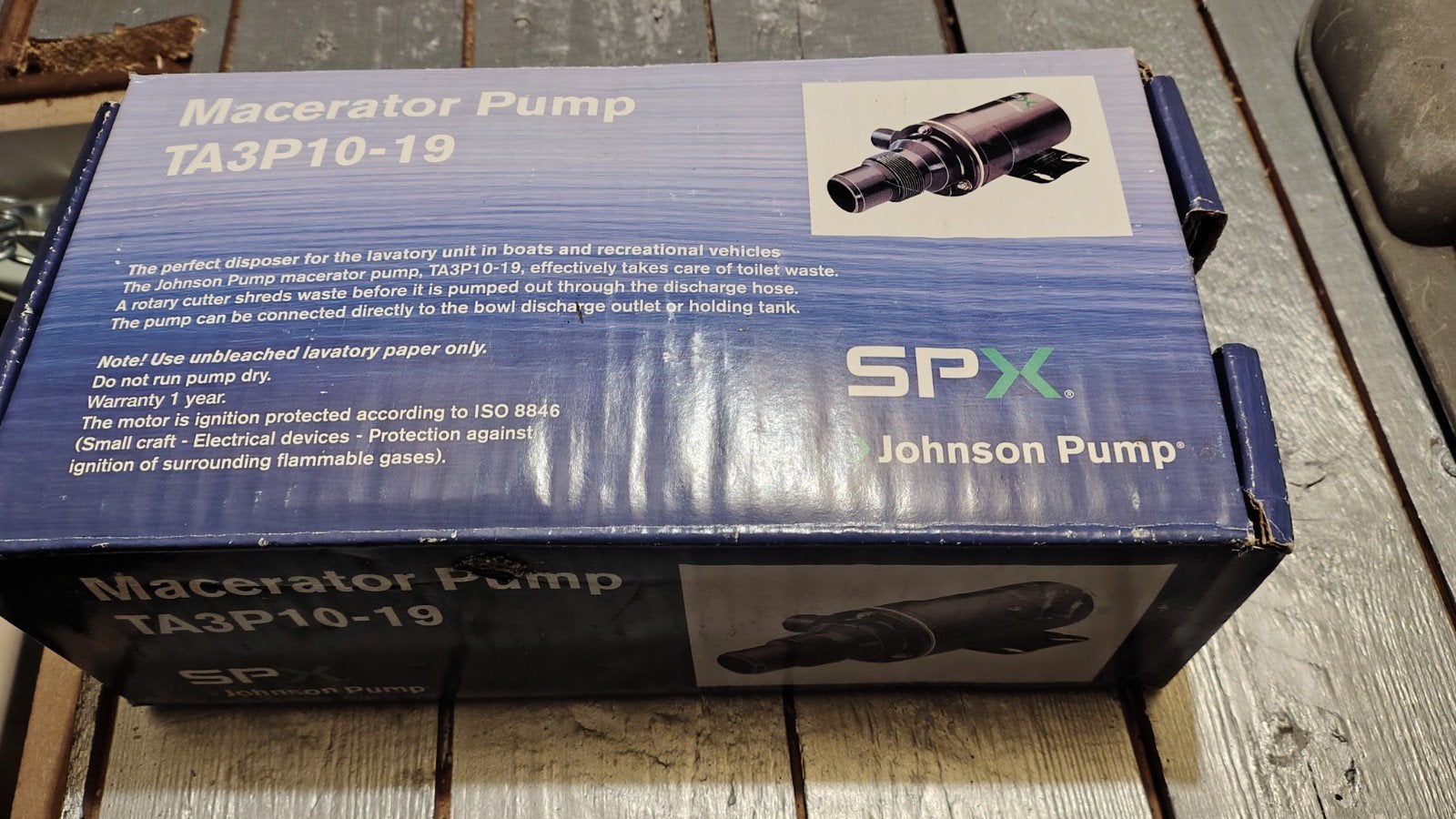 Johnson Pump Macerator Pomp 75 euro TA3P10-19 voor Boot/Camp, Ophalen of Verzenden, Nieuw, Onderhoud en Reparatie