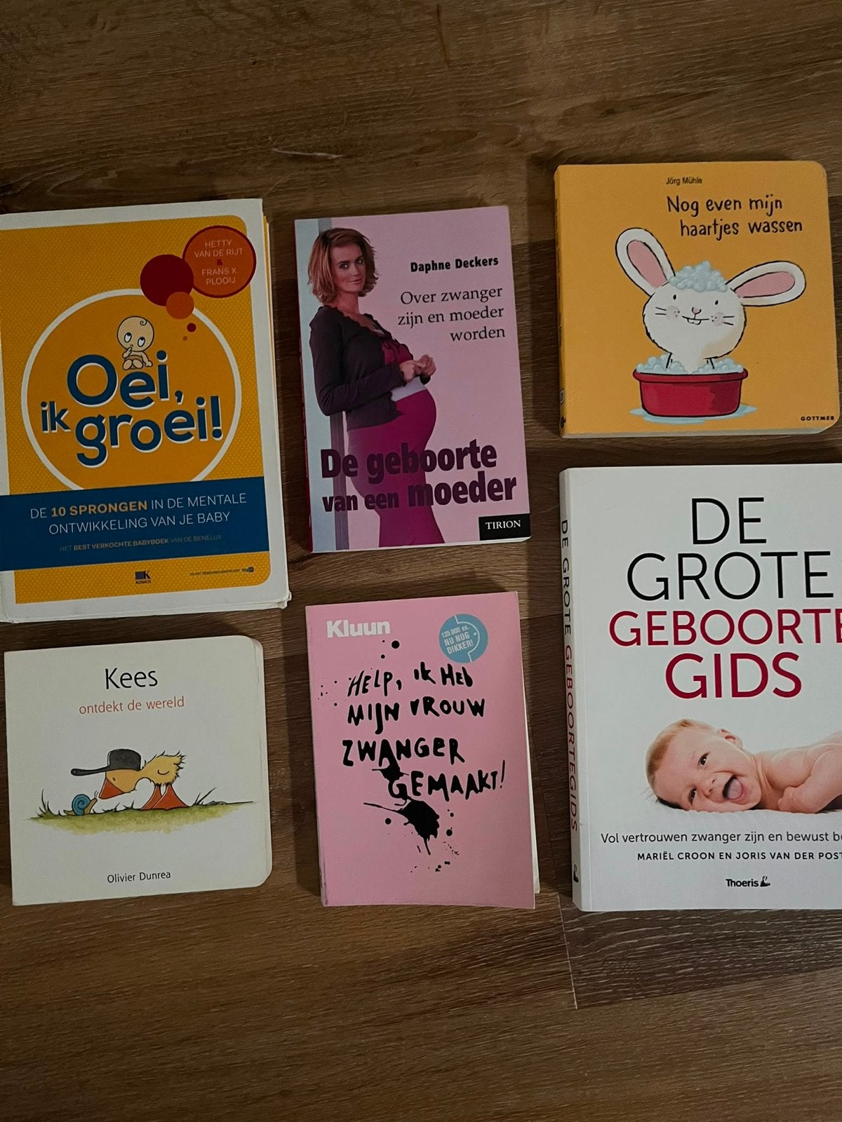 Boekenpakket: Zwangerschap, baby en opvoeding, Ophalen, Gelezen, Zwangerschap en Bevalling