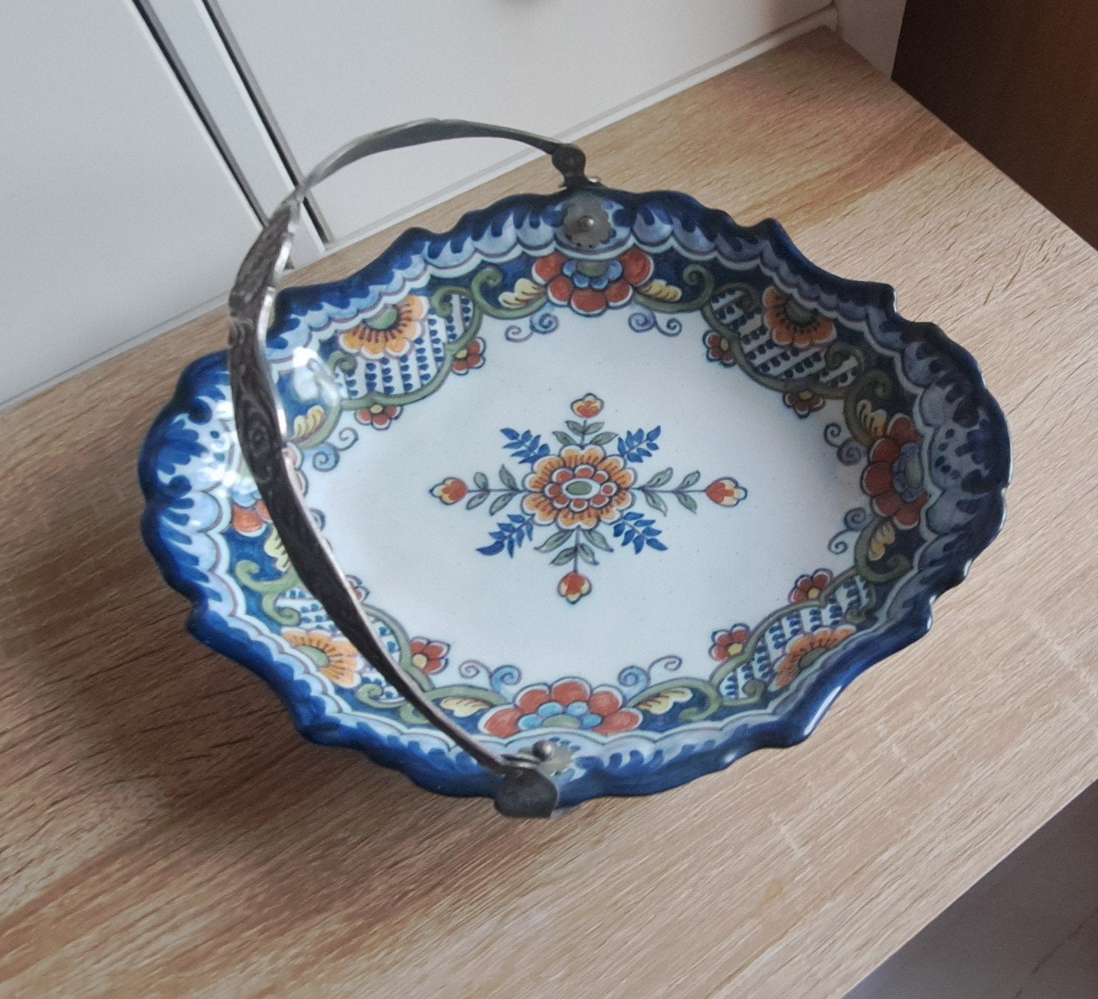 Aardewerk Schaal met Handvat - Handwerk Workum, Ophalen of Verzenden