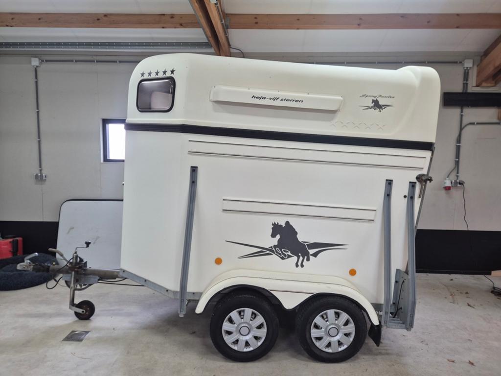 Heja vijf sterren trailer., Ophalen of Verzenden, Zo goed als nieuw, 1½-paards trailer