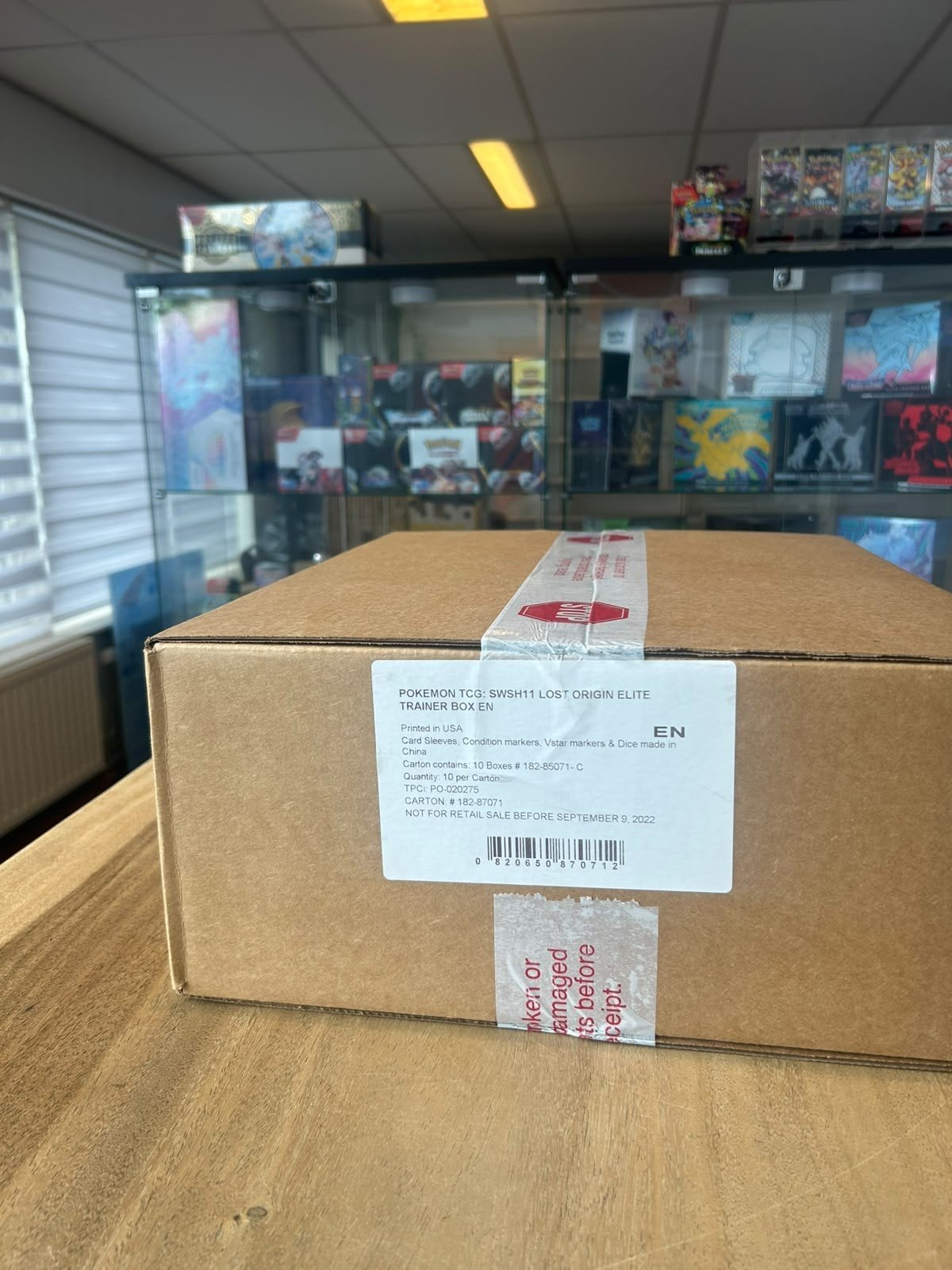 Pokémon Lost Origin Elite Trainer Box case, Ophalen of Verzenden, Nieuw, Boosterbox