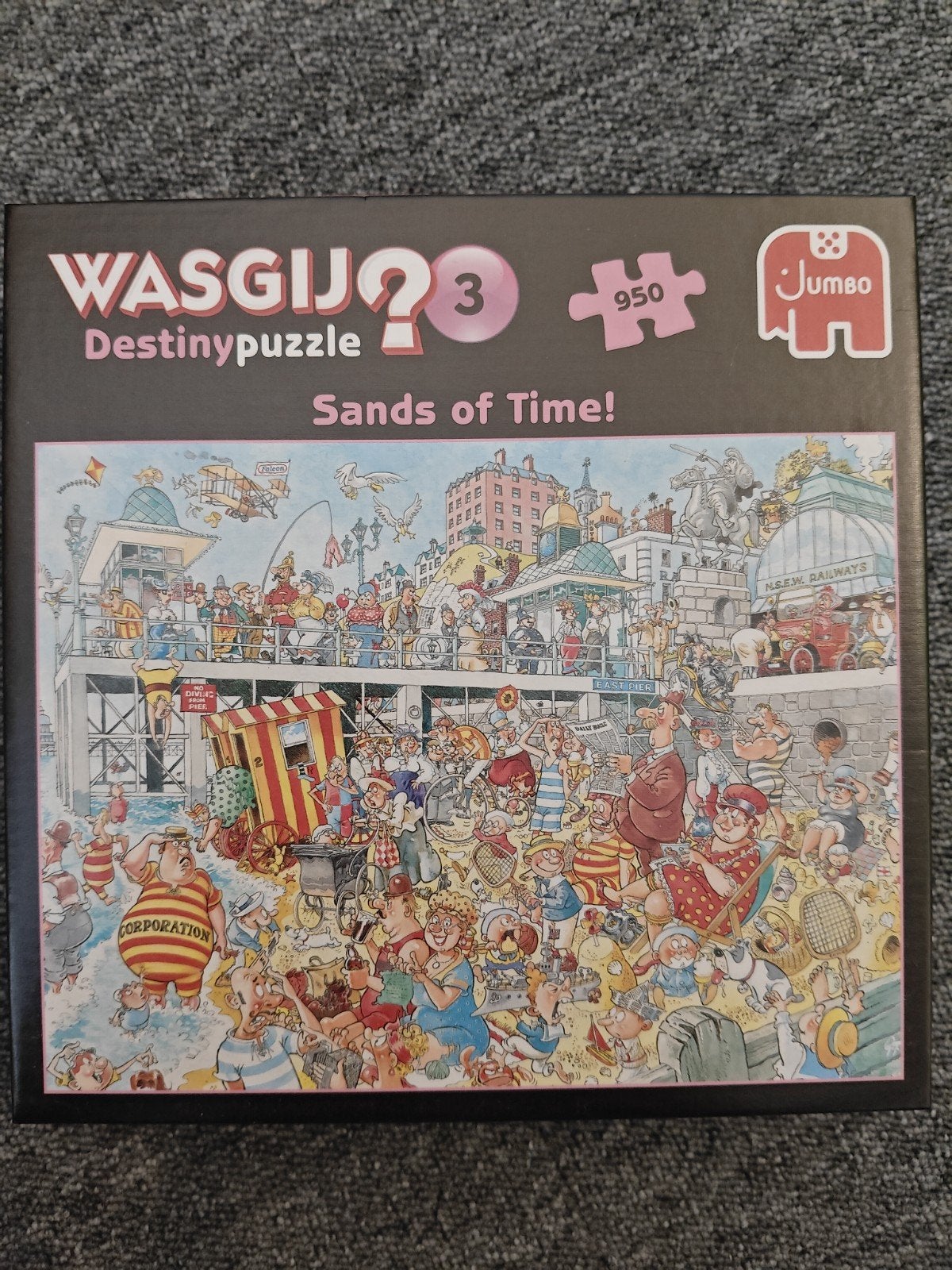Wasgij? Destiny Puzzel 3: Sands of Time! 950 stukjes, Ophalen of Verzenden, 500 t/m 1500 stukjes, Zo goed als nieuw, Legpuzzel