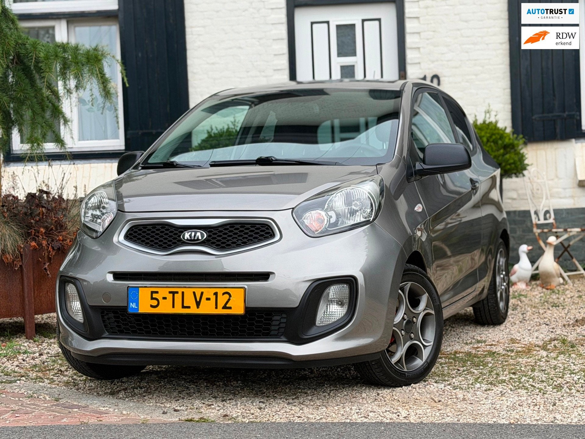 Kia Picanto 1.0 CVVT EconomyLine|Navi|Bluetooth|Goed onderho, Auto's, Voorwielaandrijving, Euro 5, Gebruikt, 400 kg