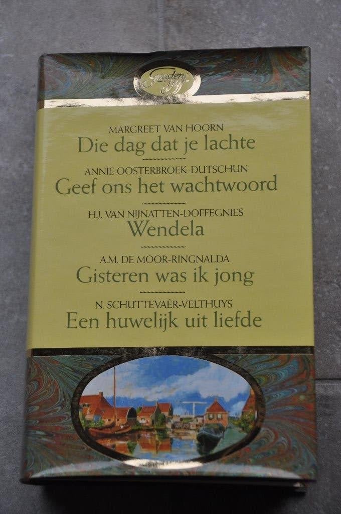 Gouden Vijf-omnibus: Die dag dat je lachte, Geef ons het, Boeken, Streekboeken en Streekromans, Zo goed als nieuw, Noord-Brabant