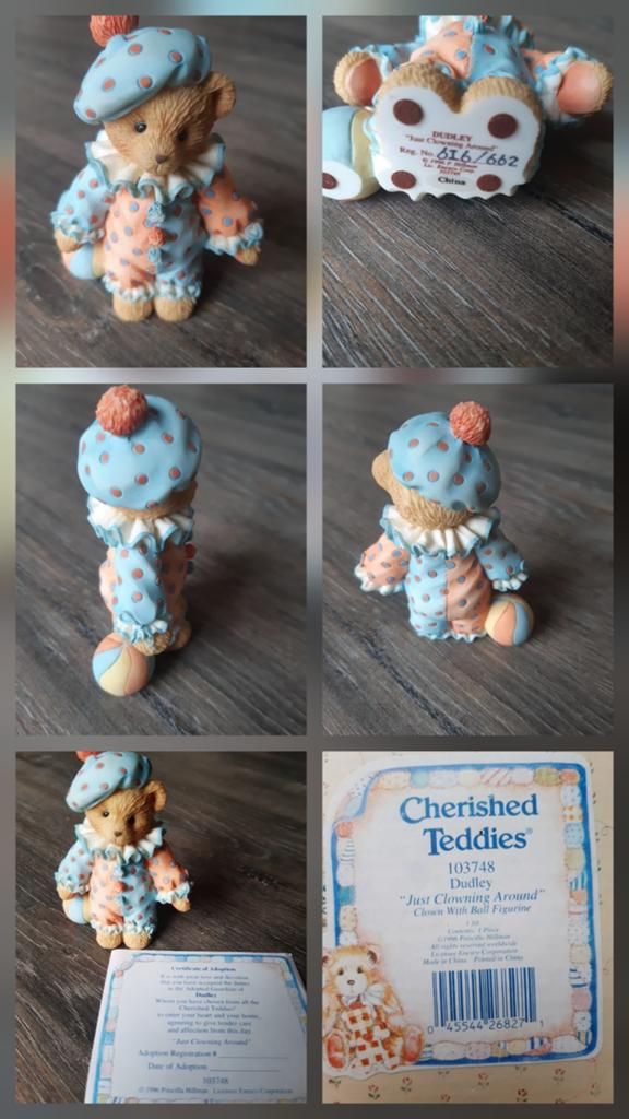 Partij 18 stuks Cherished Teddies beren beeldjes, Ophalen of Verzenden, Nieuw, Beeldje, Cherished Teddies