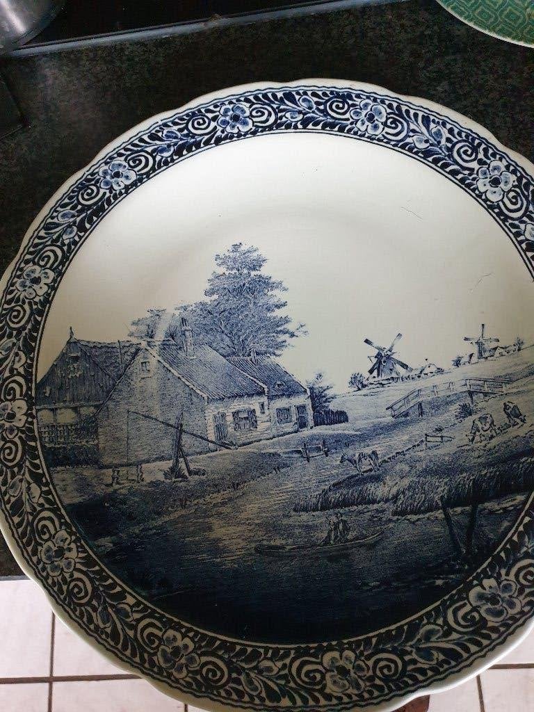 Delfts blauw bord, Ophalen of Verzenden