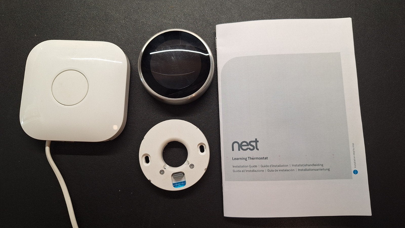 Google Nest Learning Thermostat (3e generatie), Doe-het-zelf en Verbouw, Ophalen of Verzenden, Slimme thermostaat, Gebruikt