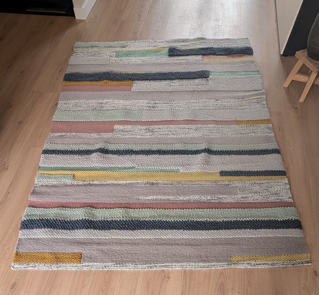 Ikea BRÖNDEN vloerkleed 170x240, Ophalen, Crème, 150 tot 200 cm, 200 cm of meer