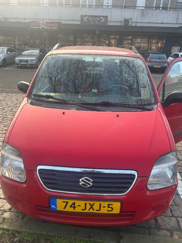 Suzuki Wagon R+ 1.3 AUT 2001 Rood, 40 €/maand, 4 cilinders, Geïmporteerd, 956 kg