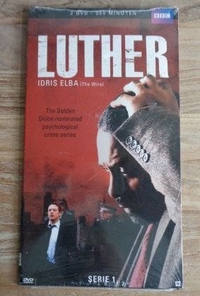 NIEUW DVD Luther serie 1 seizoen 1, 2-dvd, 300 minuten, Cd's en Dvd's, Engels, Vanaf 16 jaar, Seizoen 1, Misdaad