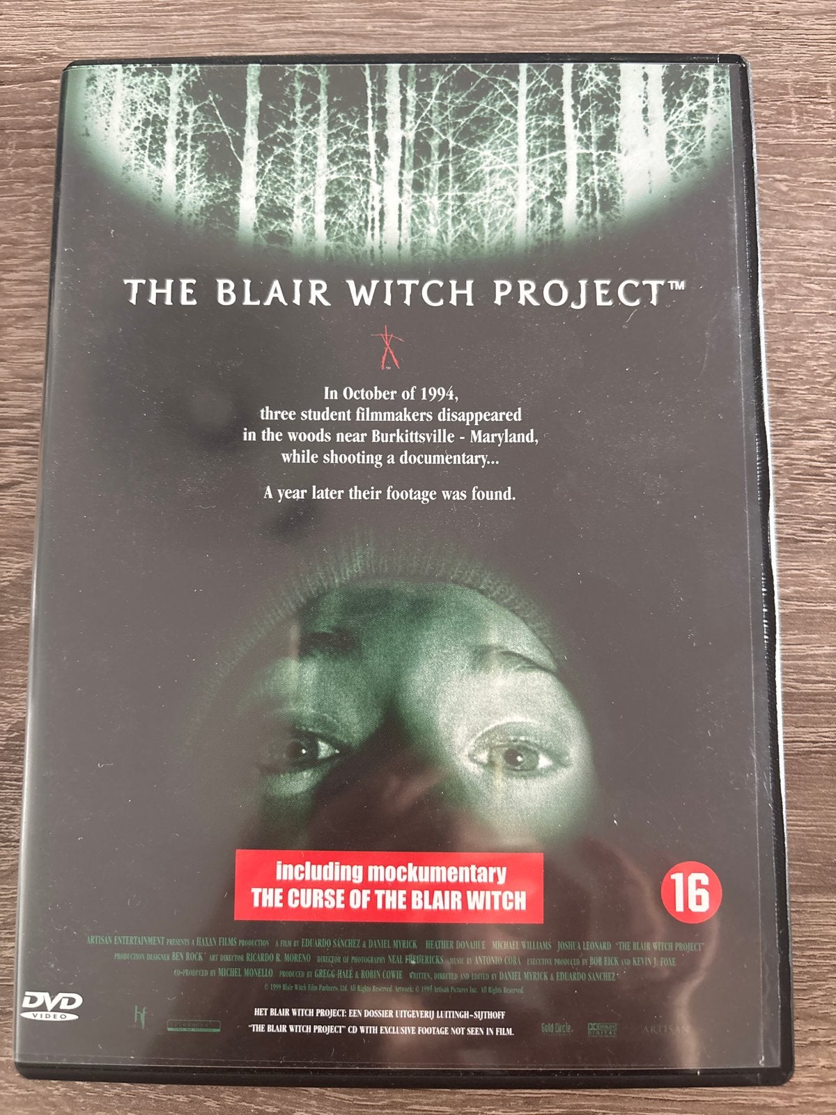 The Blair Witch Project DVD - Inclusief mockumentary, Psychologisch, Vanaf 16 jaar, Nederlands, Ophalen of Verzenden