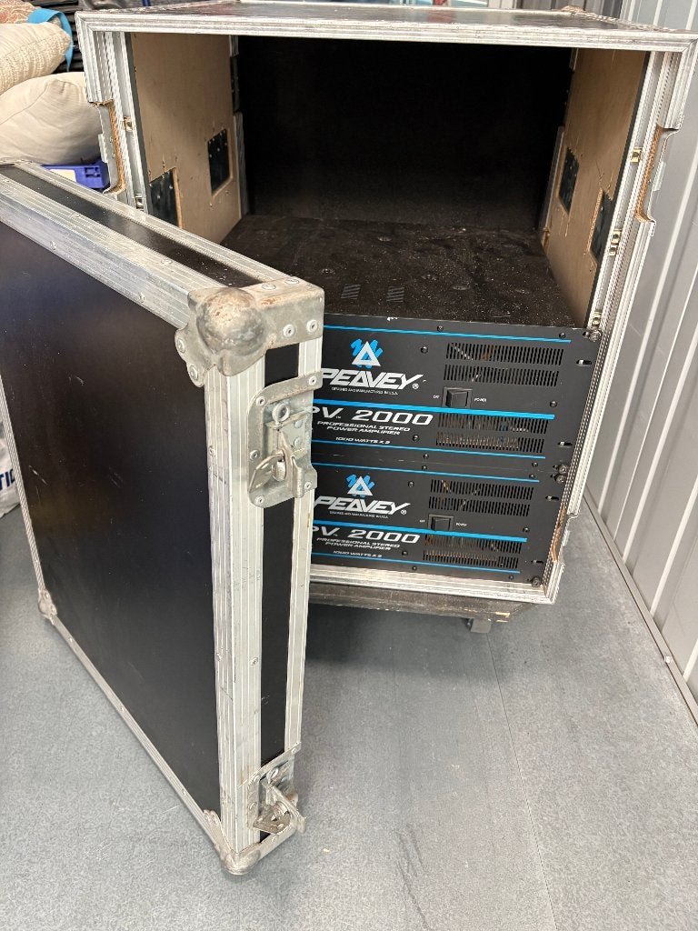 Peavey PV 2000 Versterkers in Flightcase met Speakers, Ophalen, Gebruikt, Minder dan 500 watt