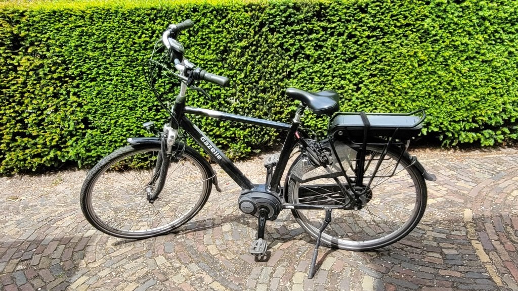 Gazelle electrische herenfiets in goede staat, Ophalen, Gebruikt, 50 km per accu of meer, 55 tot 59 cm