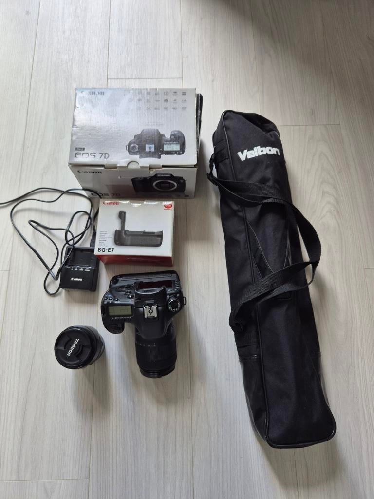 Canon 7d set, Ophalen, Zo goed als nieuw, Canon, Geen optische zoom