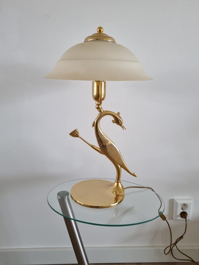 Tafellamp Possoni Illuminazione Hollywood regency style, Huis en Inrichting, Lampen | Tafellampen, Ophalen of Verzenden, Minder dan 50 cm