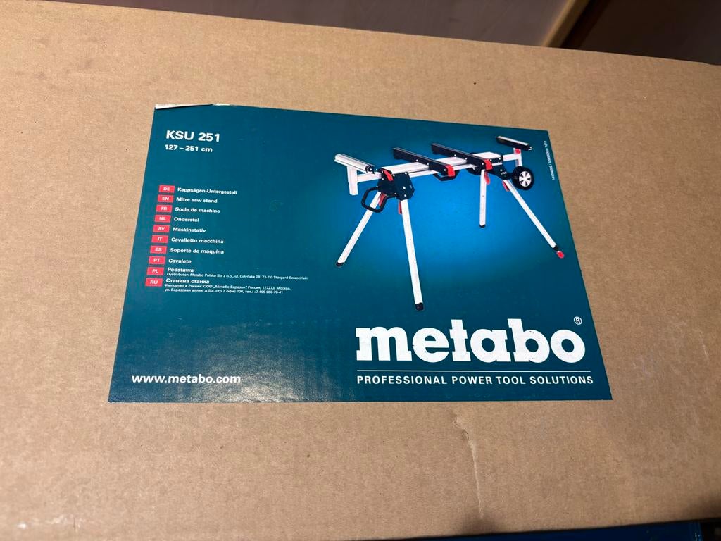 Metabo KSU 251 Afkortzaag Onderstel - Nieuw in doos, Doe-het-zelf en Verbouw, Ophalen of Verzenden, Nieuw