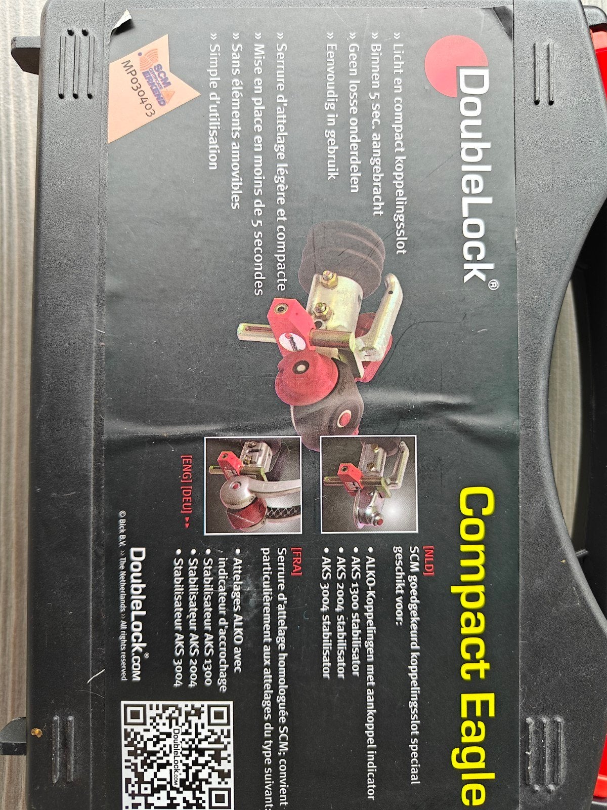 DoubleLock Compact Eagle SCM gekeurd koppelingsslot, Ophalen of Verzenden, Zo goed als nieuw
