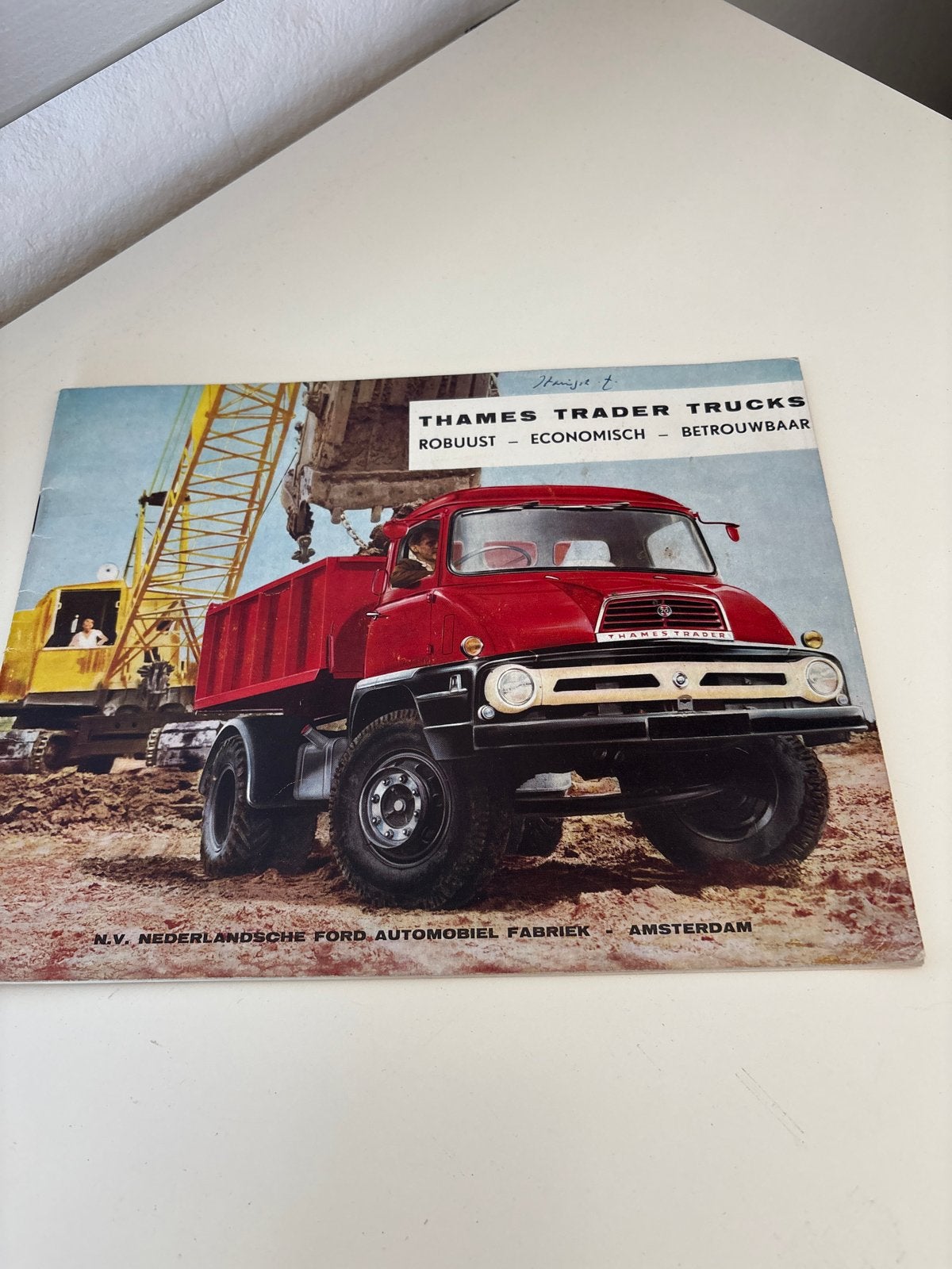 Thames Trader Trucks brochure - N.V. Nederlandse Ford, Ophalen of Verzenden, Gelezen, Ford