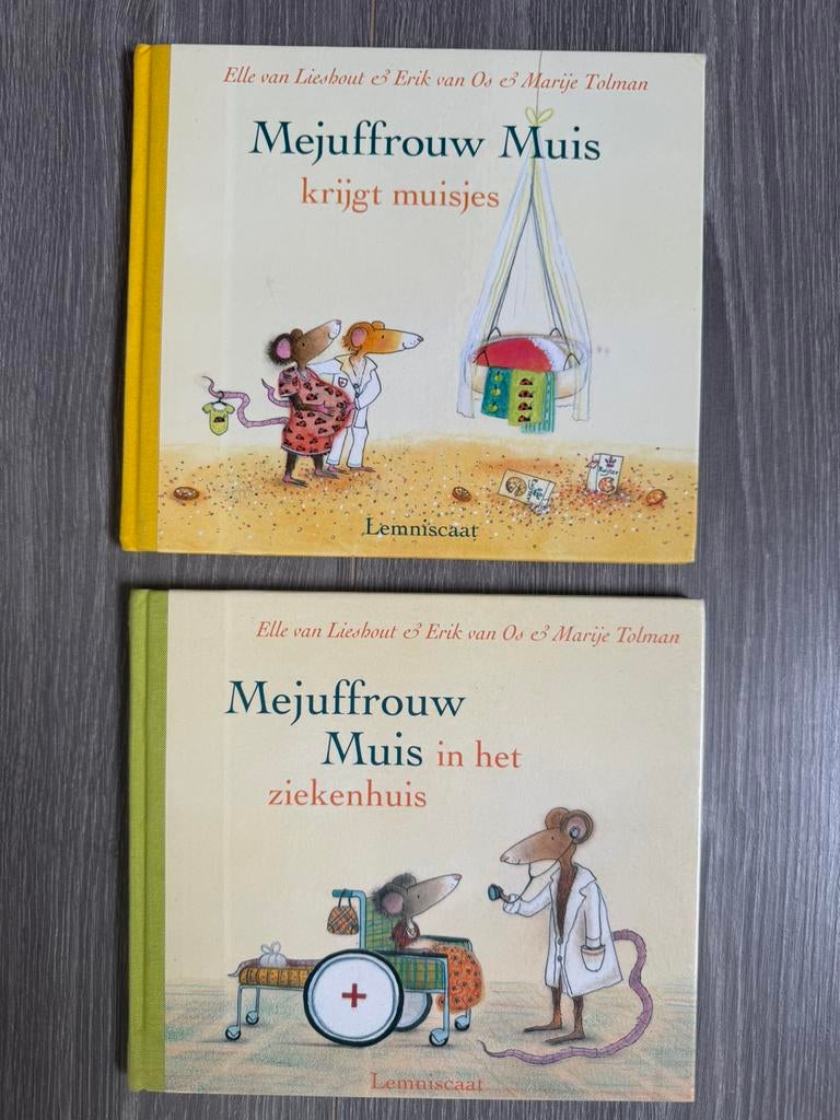 2x boeken Mejuffrouw Muis in nette staat, Boeken, Ophalen of Verzenden, Zo goed als nieuw, Fictie algemeen
