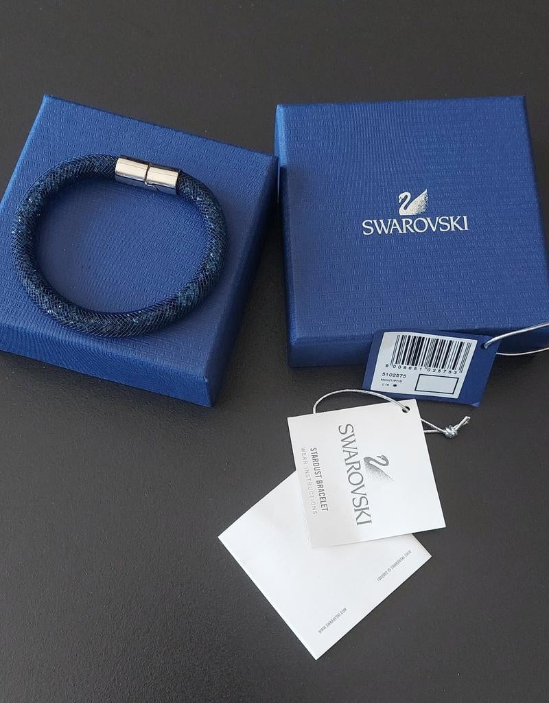 Swarovski armband blauw, Ophalen of Verzenden, Nieuw, Blauw