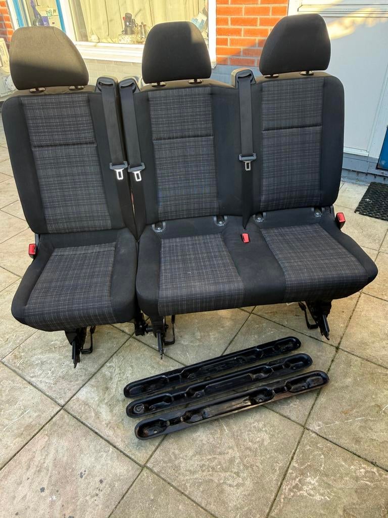 3 zitsbank voor mercedes sprinter 906/ 2 plus 1 met rails, Auto-onderdelen, Interieur en Bekleding, Ophalen, Gebruikt, Mercedes-Benz
